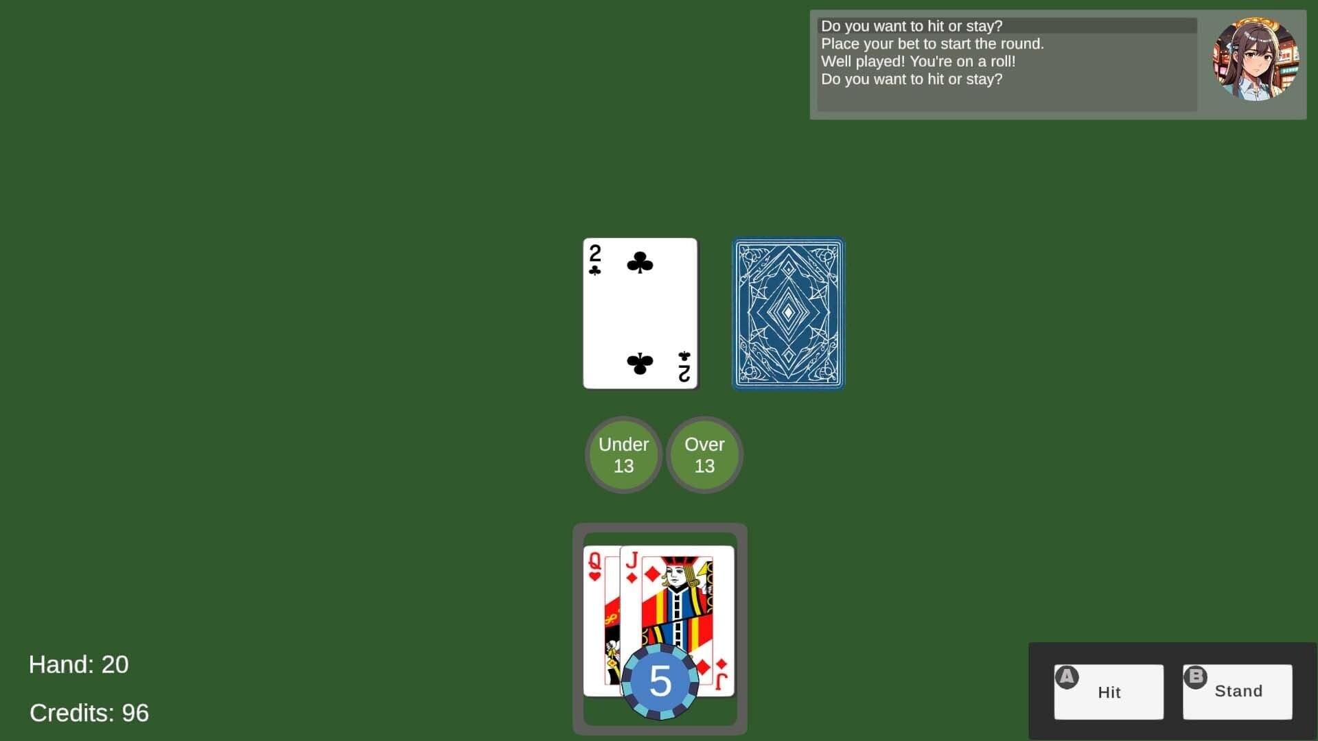 Hit and Stand Blackjack cover