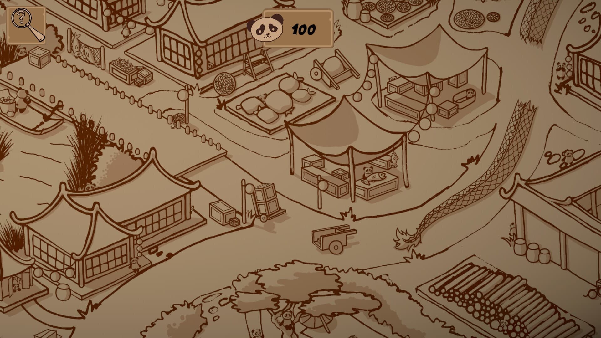 100 Hidden Pandas: Village cover